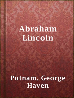 cover image of Abraham Lincoln
